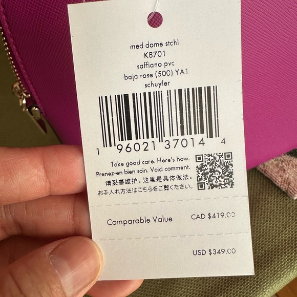 Sold- Kate Spade Schuyler Medium Dome Satchel Bag - Picture 5 of 5